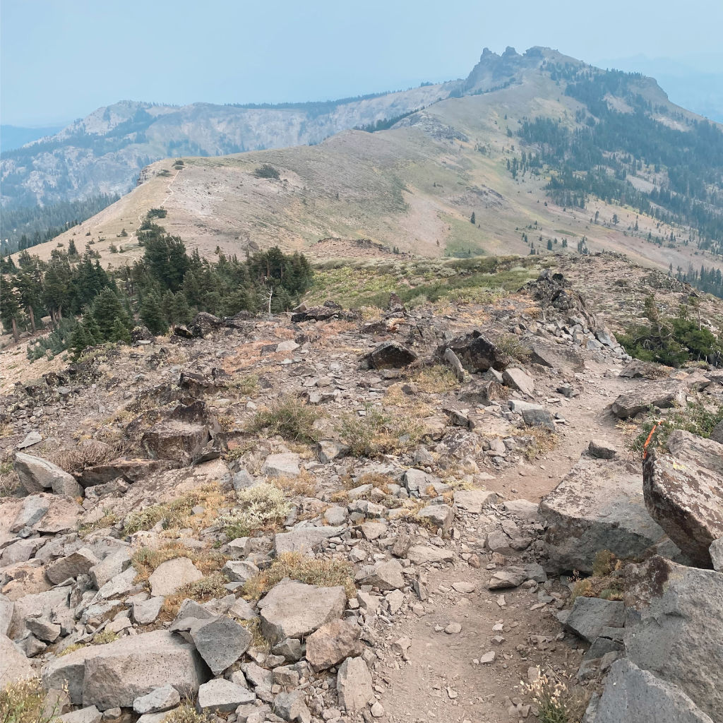 Ridgeline of Castle Peak